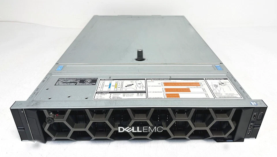 Dell PowerEdge R740XD Server 2x 4112 256GB H740P  24x 300GB 10K SAS Rack - Image 2 of 4
