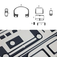 Innenraum Dekor Cockpit FüR Nissan Navara D22 2001-2004 Piano Schwarz Optik 7Tlg
