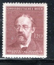 GERMANY BOHEMIA & MORAVIA STAMP WWII CECHY & MORAVIA STAMP MH LOT 154BL