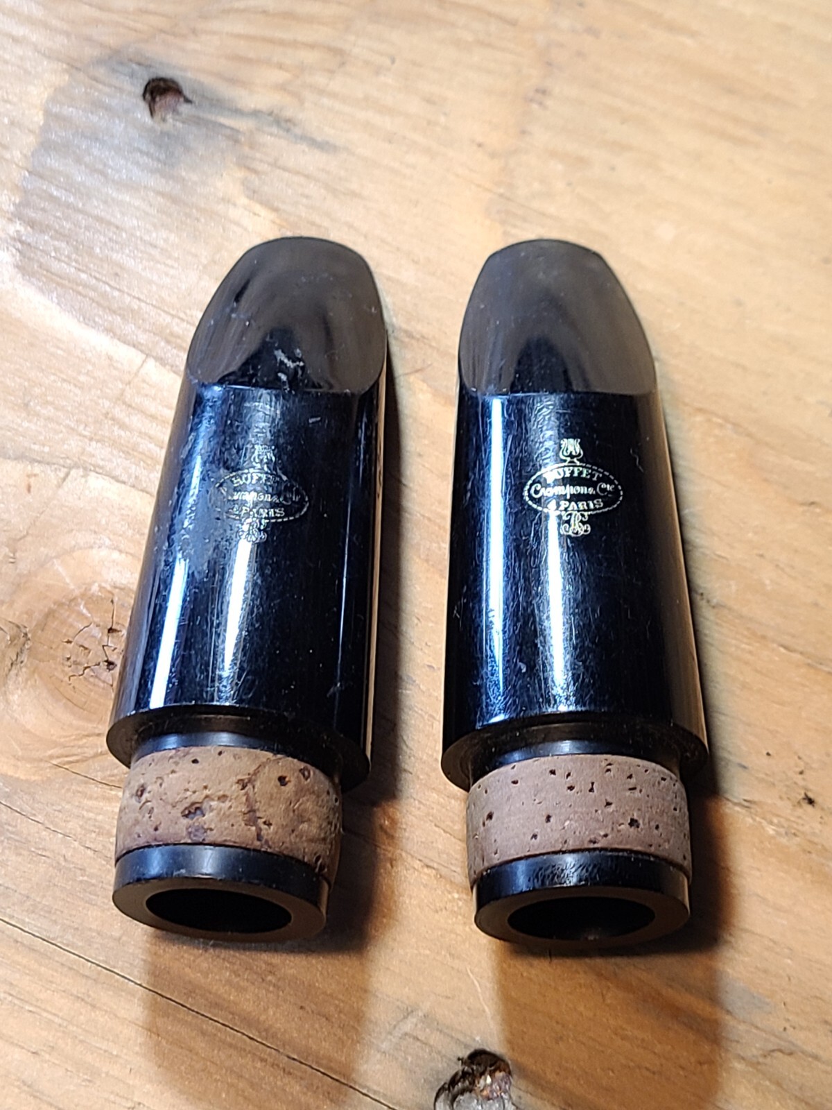 Pair Of Buffet Mouthpieces In Need Lf Repair eBay