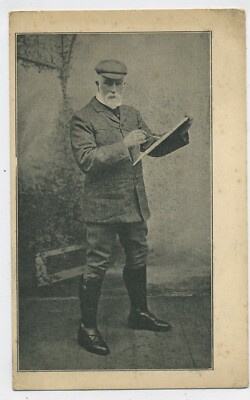Studie eines Künstlers bei der Arbeit Vintage um 1910 Promo Karte C5