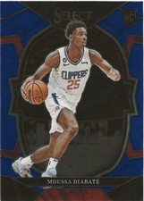 2022-23 Panini Select Moussa Diabate Concourse Blue RC #92 