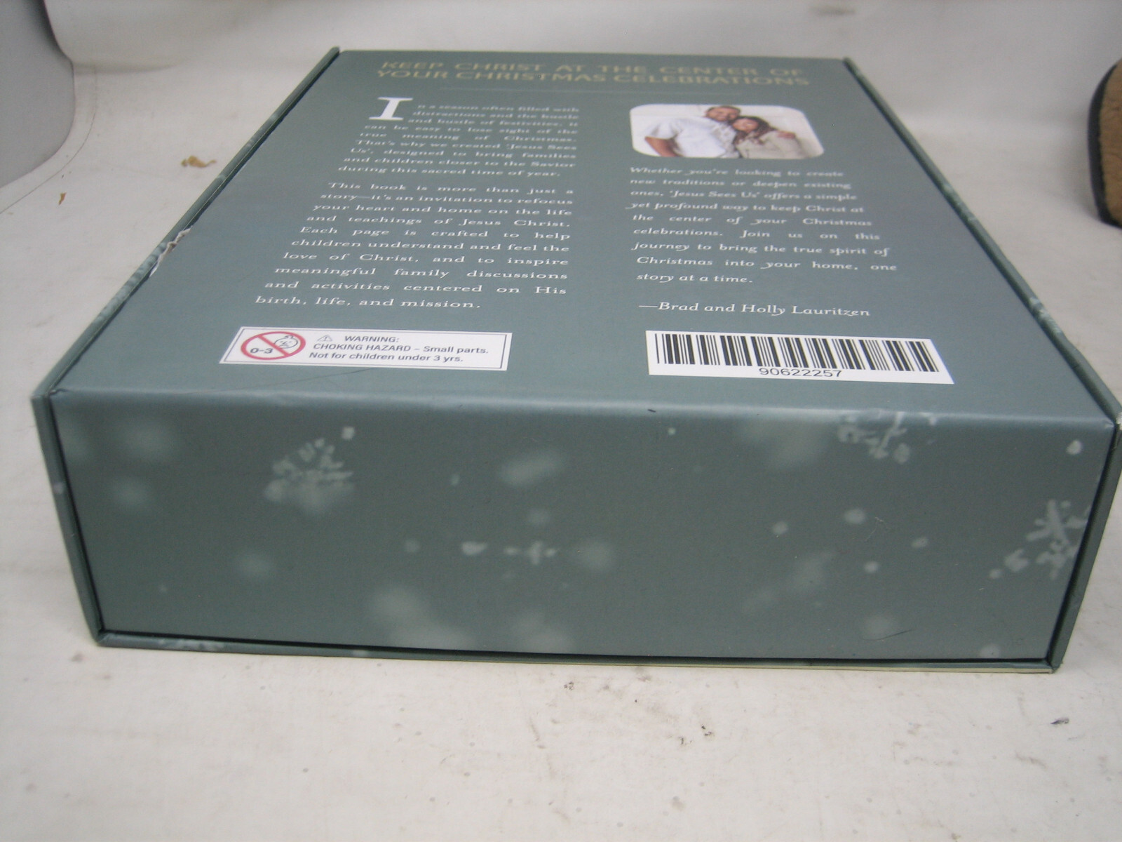 SUPER RARE JESUS SEE'S US 12 " FIGURE + BOOK BY BRAD & HOLLY LAURITZEN 2024 GOD