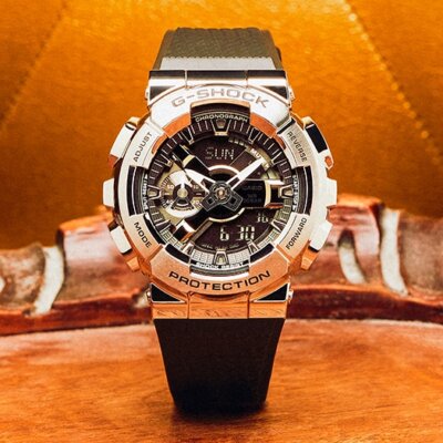 CASIO G-SHOCK GM-110-1AJF Metal Covered Bezel Analog Digital Watch