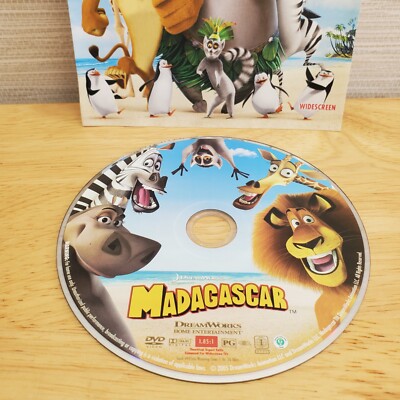 Madagascar DVD 2005 The Penguins in a Christmas Caper No Case