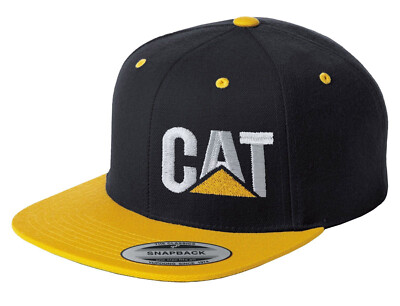 CAT Hat Cap Caterpillar Flat Bill 
