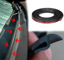 5.9ft For Dodge Ram SUV H-Shape Front Windshield Panel Seal Strip Moulding Trim