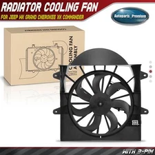 Radiator and Condenser Fan Assembly for Jeep Grand Cherokee 2005-2008 5143208AA