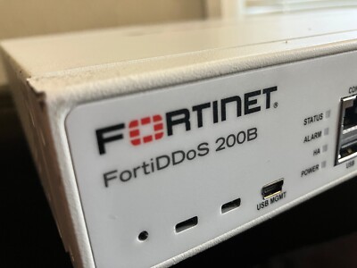 FORTIDDOS-200B Fortinet FDD-200B DDoS Attack Mitigation Appliance w/PowerAdapter