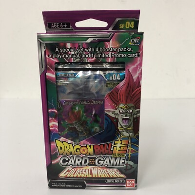 dragon ball super card game colossal warfare Dragon Ball Super Colossal Warfare Special Pack Set