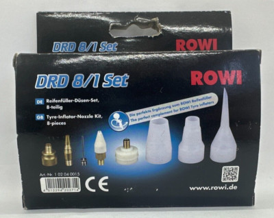 Rowi Druckluft-Reifenfüller-Düsen-Set 8-teilig DRD 8/1
