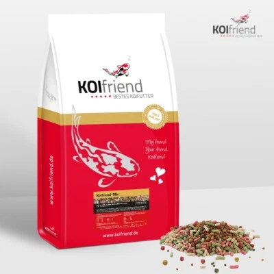 Koifutter Koifriend-Mix 1,25kg - 10 kg 3-6mm Futter Koi Teichsticks Fisch Sommer