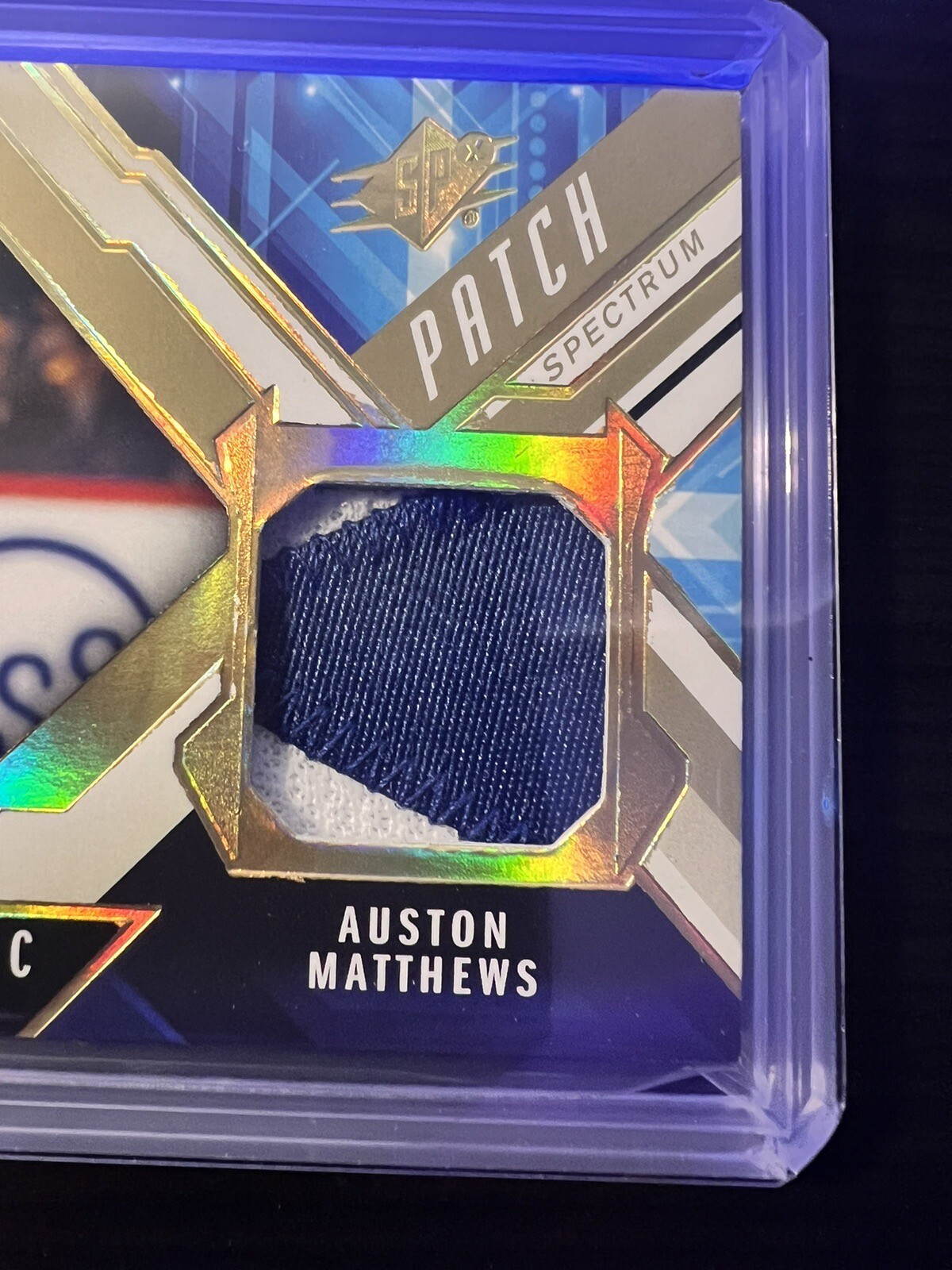 2021-22 UPPER DECK SPX HOCKEY AUSTON MATTHEWS PATCH 1/1!!! MAPLE LEAFS - Picture 4 of 6