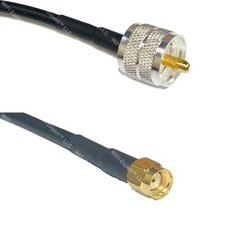 RFC240 PL259 UHF Male to RP-SMA MALE Coax RF Cable USA-Ship Lot