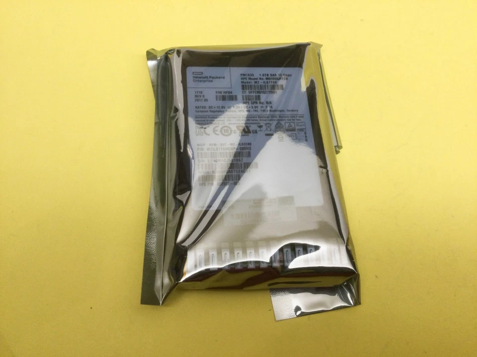 822563-B21 HP 1.6TB SAS 12G MIXED USE SFF SC SSD 822788-001 - Image 3 of 3