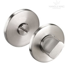 Bathroom Thumb Turn Lock with Emergency Release on 6mm Rose