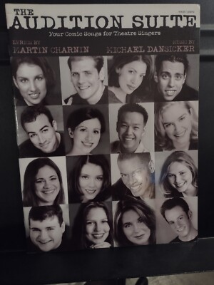 Comic Songs For Theater Singers Songbook The Audition Suite Voice Piano VG+ Cond
