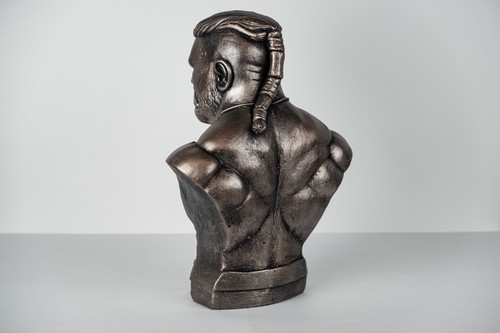 Skandinavischer Wikinger Figur Büste Skulptur Handarbeit Steinfiguren Skulptur - Bild 40 von 60