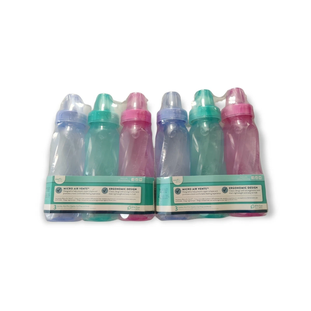 Evenflo classic hotsell plastic bottles
