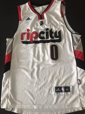 white rip city jersey