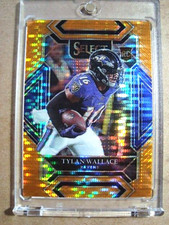 2021 Tylan Wallace Panini Select Rookie Club Level Orange Pulsar Prizm RC /7 🔥