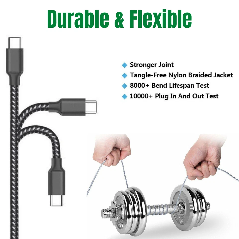 Wholesale Bulk 10ft USB C Fast Charger Cable Type C For Samsung S20 S10 Note 10 - Image 4 of 4