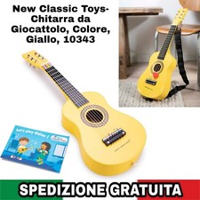 New Classic Toys- Chitarra da Giocattolo X Suonare X Bambini , Colore, Giallo