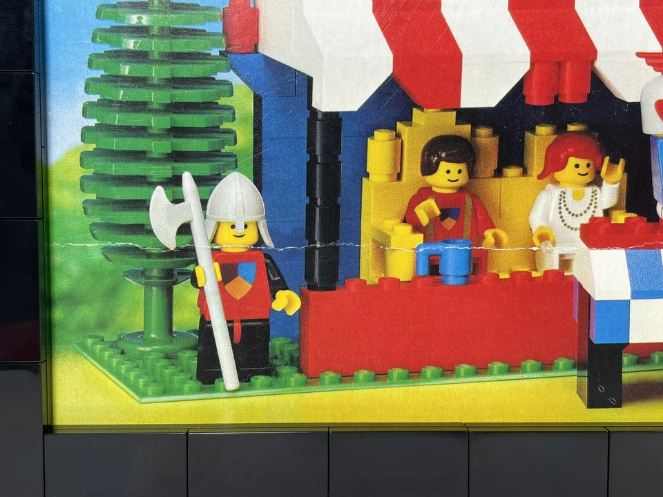 Lego Vintage Caixa Painel Do Conjunto 383 & Moldura LEGO Personalizada Castelo 1979 - Imagem 3 de 4