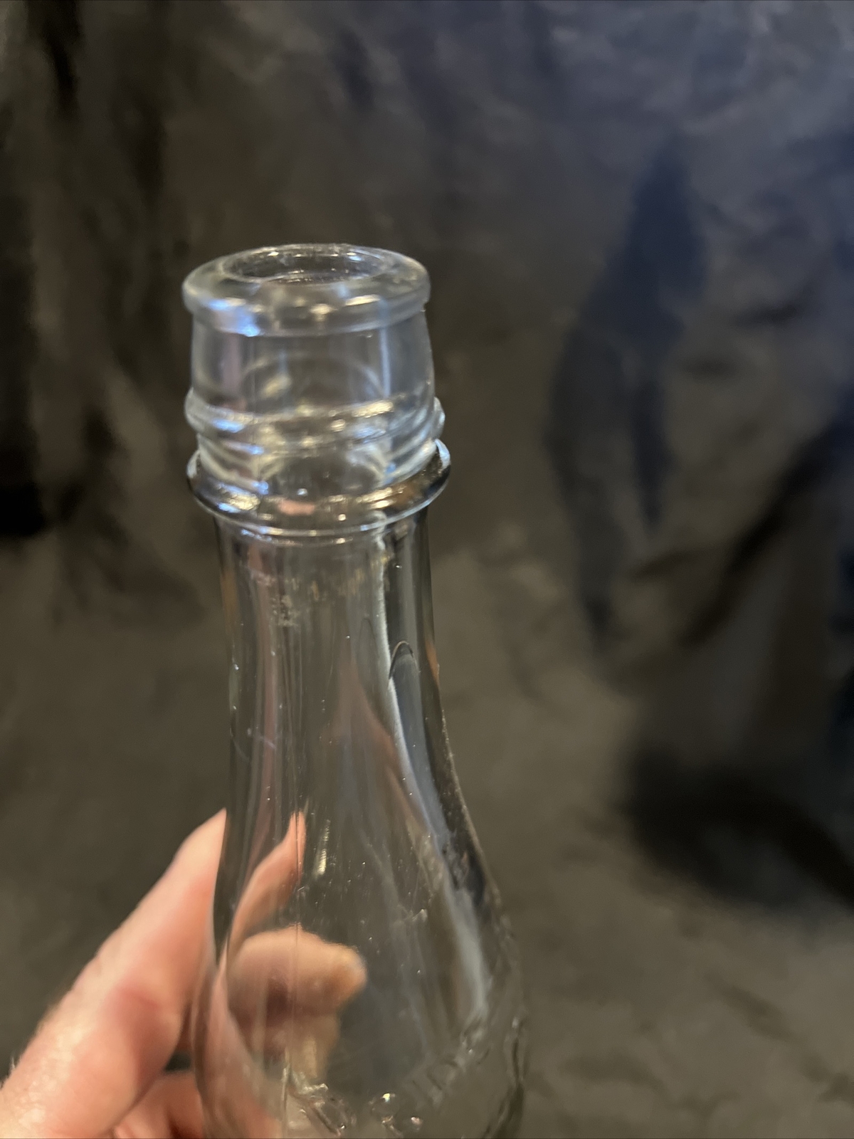 Vintage Antique PRIDE OF THE FARM TOMATO CATSUP Embossed Glass Bottle