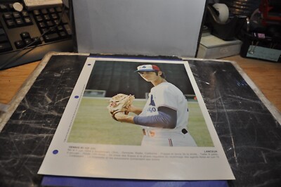 Montreal expos 1970 s #28 dennis blair Dimanche Derniere Heure Newspaper Insert