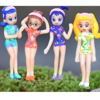 3x Cartoon Resin Mini Girl Model Puzzle Diy Lovely Cheongsam Dolls Kids Toy M&c 3x Cartoon Resin Mini Girl Model Puzzle Diy Lovely Cheongsam Dolls Kids Toy M&c