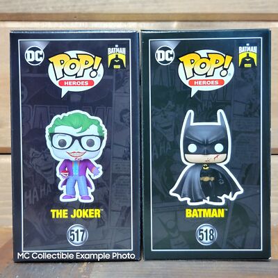 Batman 85th Anniversary The Joker 517 Batman 518 Heroes Funko Pop