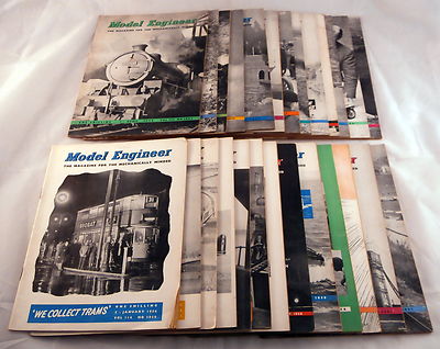 Model Engineer Magazine 1956 Complete Volume 114 (26 issues in total)