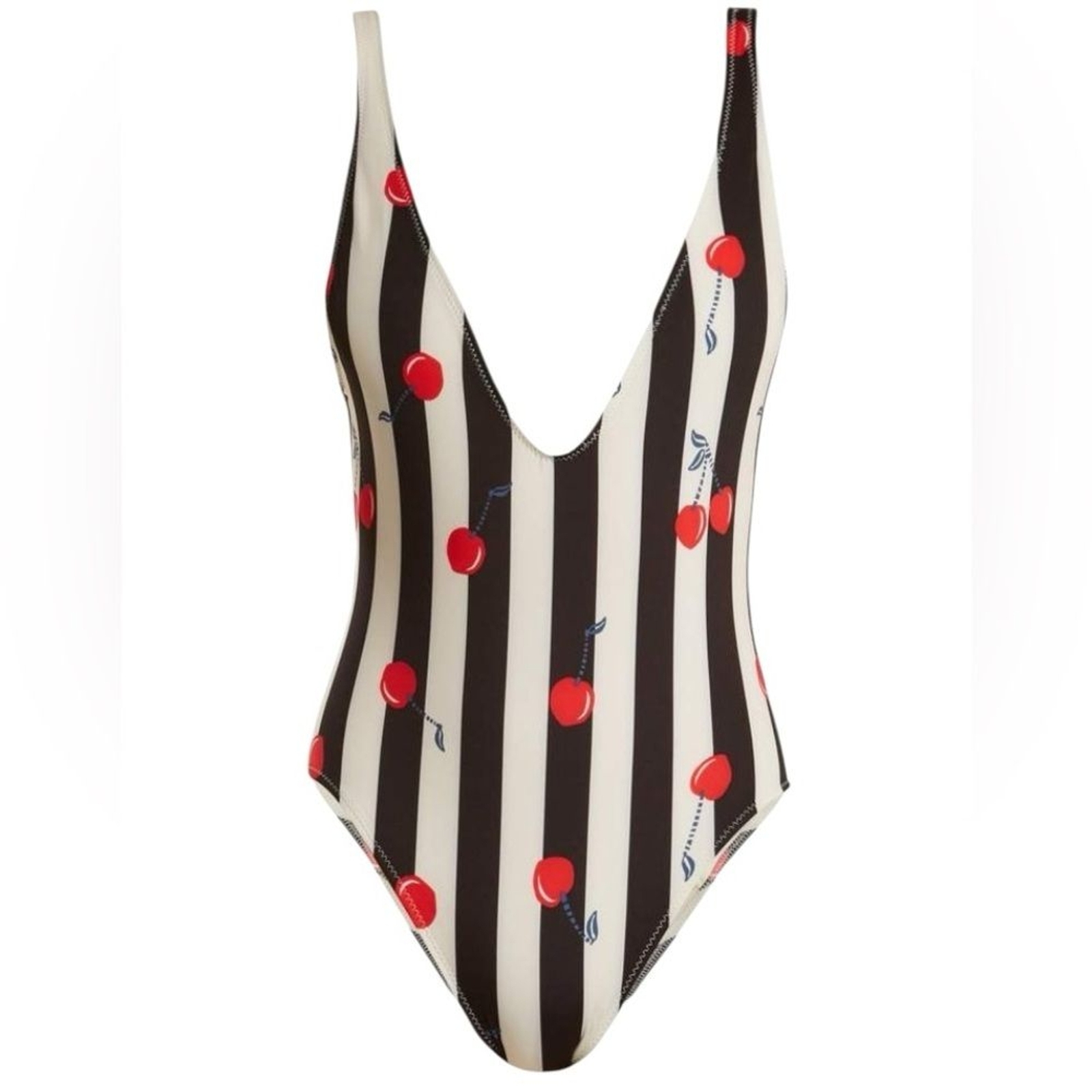 SOLID & STRIPED Cherry Print One-Piece Swimsuit V… - image 14
