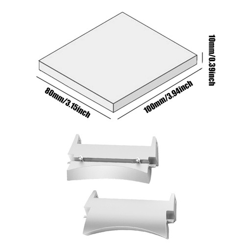 Stainless Steel Connection Adapter Connection Adapter for Samsung Galaxy Watch - Photo 14 sur 20