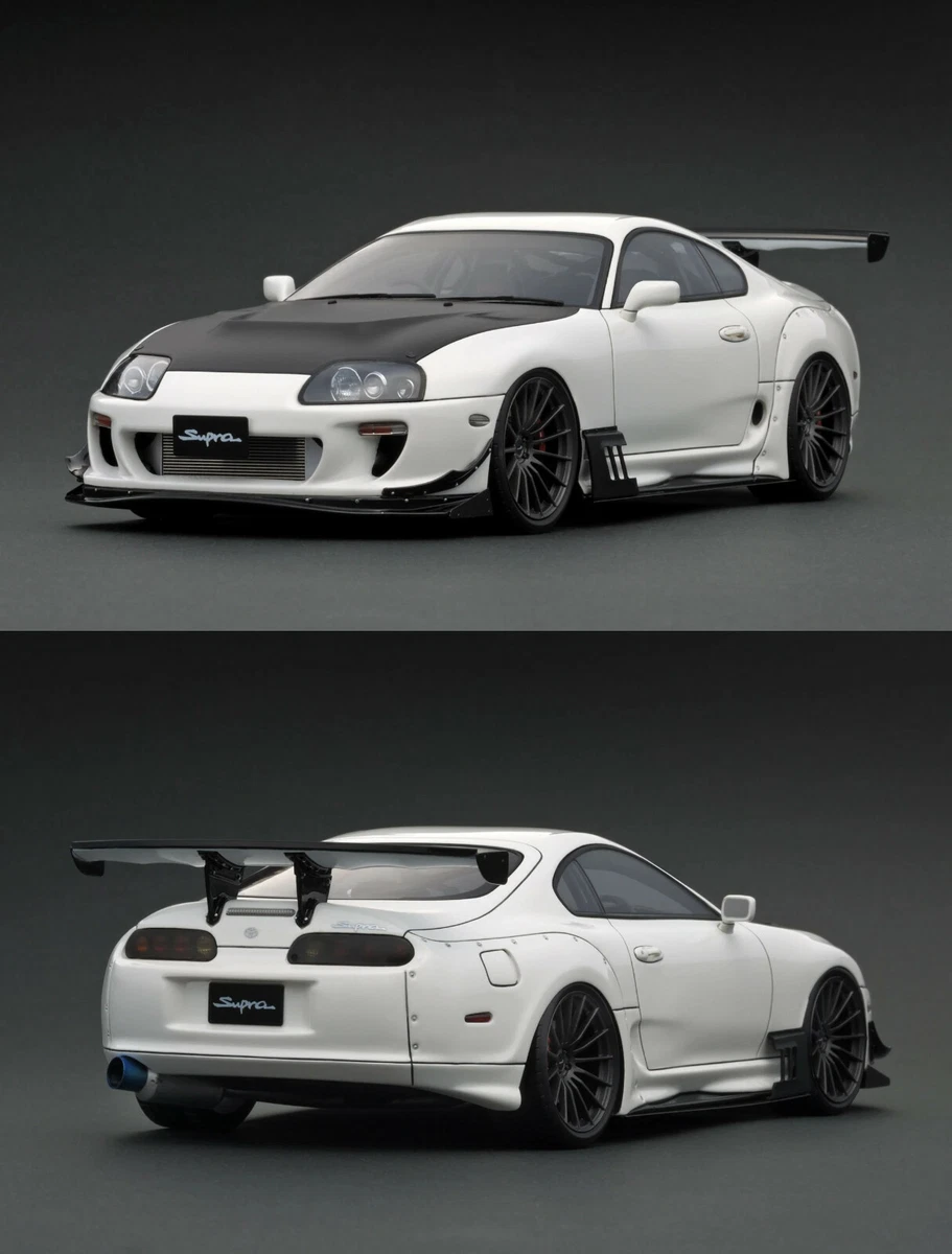1/18 Toyota Supra MK4 JZA80 RZ Ignition Model IG1355 WHITE | eBay