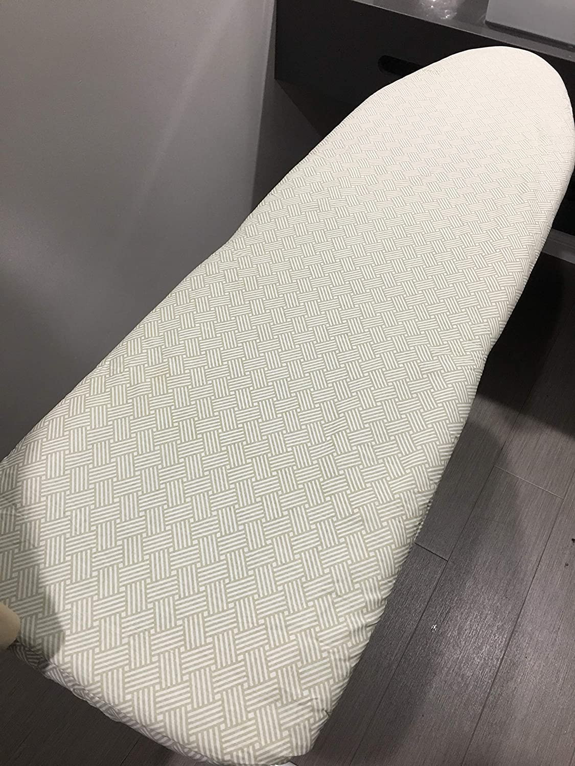 Heavy Use Ironing Board Cover with Pad 1/2 Inch Thickness from J&J Homefashion