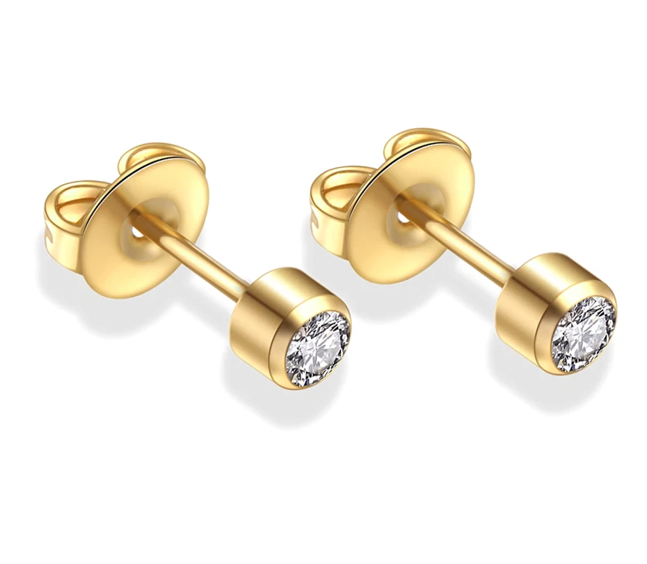 Kit de 2 Piercing Pendientes Oro 24K Esterilizados Desechables Pistola Piercer Herramienta Perno Foto 2 de 4