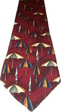 Men's tie, Designer ties Cutter & Buck tie 100% Silk Tie Neck wear Made in USA