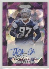 2017 Panini Prizm Rookie Purple Crystals 28/75 Taco Charlton #RA-TCH Auto fm0