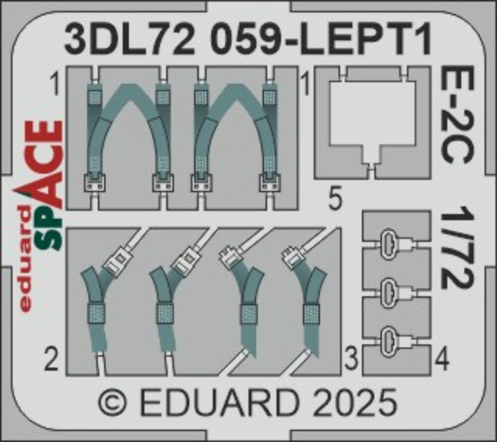 Eduard Accessories 3DL72059 - 1:72 E-2C SPACE HELLER - New