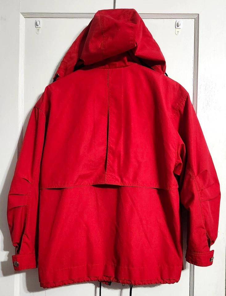 CHAQUETA MUJER ~ DE MULBERRY STREET ~ CON CAPUCHA-TRANSPIRABLE ~ TALLA PEQUEÑA ~ CREMALLERA COMPLETA Foto 2 de 4