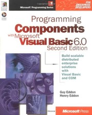 PROGRAMMING COMPONENTS WITH MICROSOFT VISUAL BASIC 6.0 By Guy Eddon Henry VG