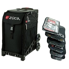 Zuca Obsidian Sport Insert Bag  Black Frame w/ 5 Packing Pouches Set