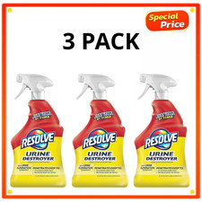 Resolve Urine Destroyer Pet Urine Stain  Odor Remover Spray 32 oz, 3 Pack
