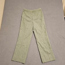 Pendleton Wool Pants Vintage High Waist Trousers Career Work Office Sage Green 8