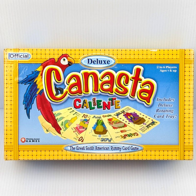 Deluxe Canasta Caliente Winning Moves Card Game 100% COMPLETE with Rotating Tray