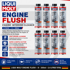 8 LIQUI MOLY Engine Flush Plus 300ml 8374 Oil Flushing Additive Petrol & Diesel