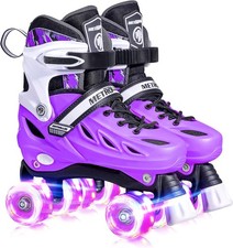 Roller Skates Girls Ages 5-8 8-12  Boys Teens Adjustable 4 Sizes Kids Toddler