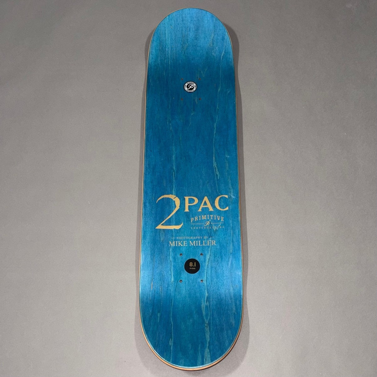 Rare PRIMITIVE SKATEBOARDS 2PAC SHAKUR SKATEBOARD DECK Mike Miller